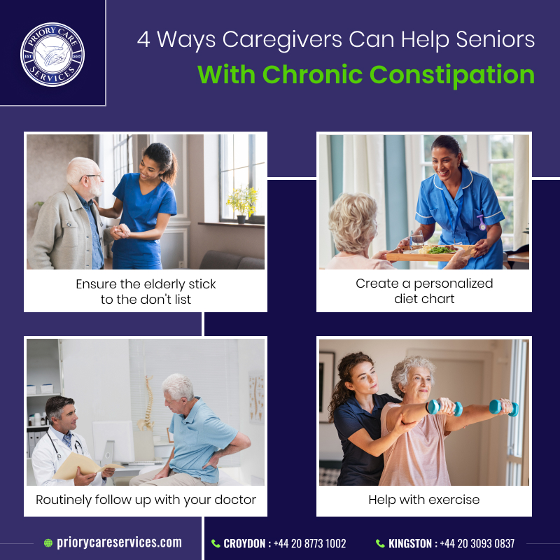 4 Ways Caregivers Can Help Seniors With Chronic Constipation