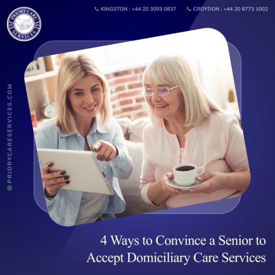 4 Ways to Convince a Senior to Accept Domiciliary Care Services