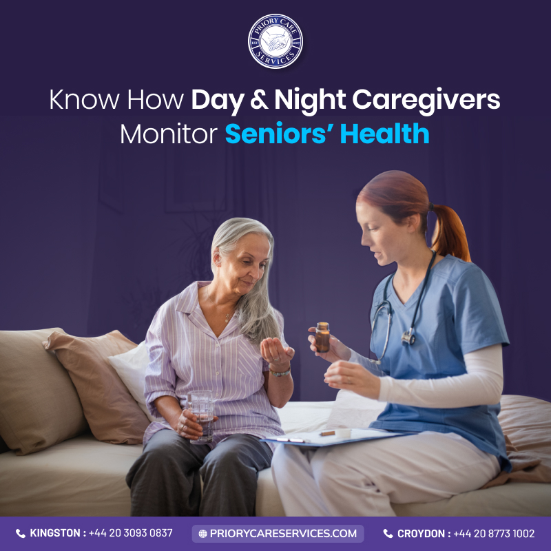 Know How Day & Night Caregivers Monitor Seniors’ Health